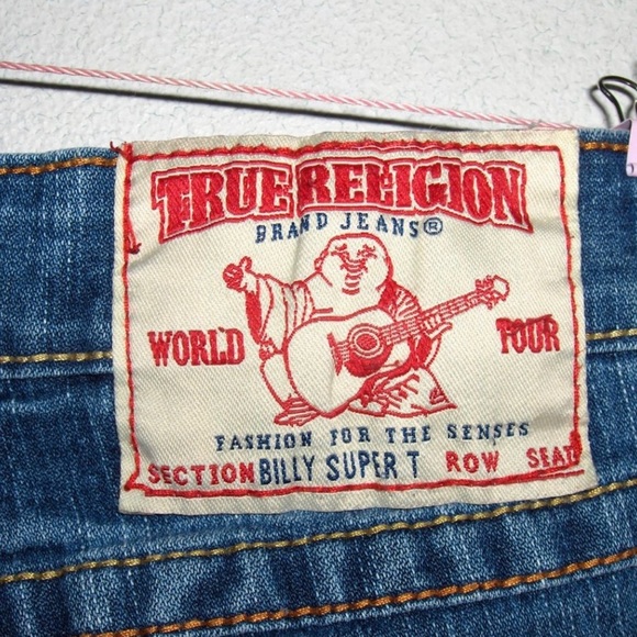 True religion billy super t 30, measure 32-34"w 32"| 8 1/2" rise, 7 1/2" a-1 - Picture 7 of 8